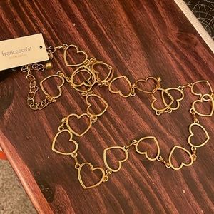 Heart chain belt